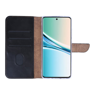 Rixus Bookcase For Xiaomi Redmi Note 15 Black