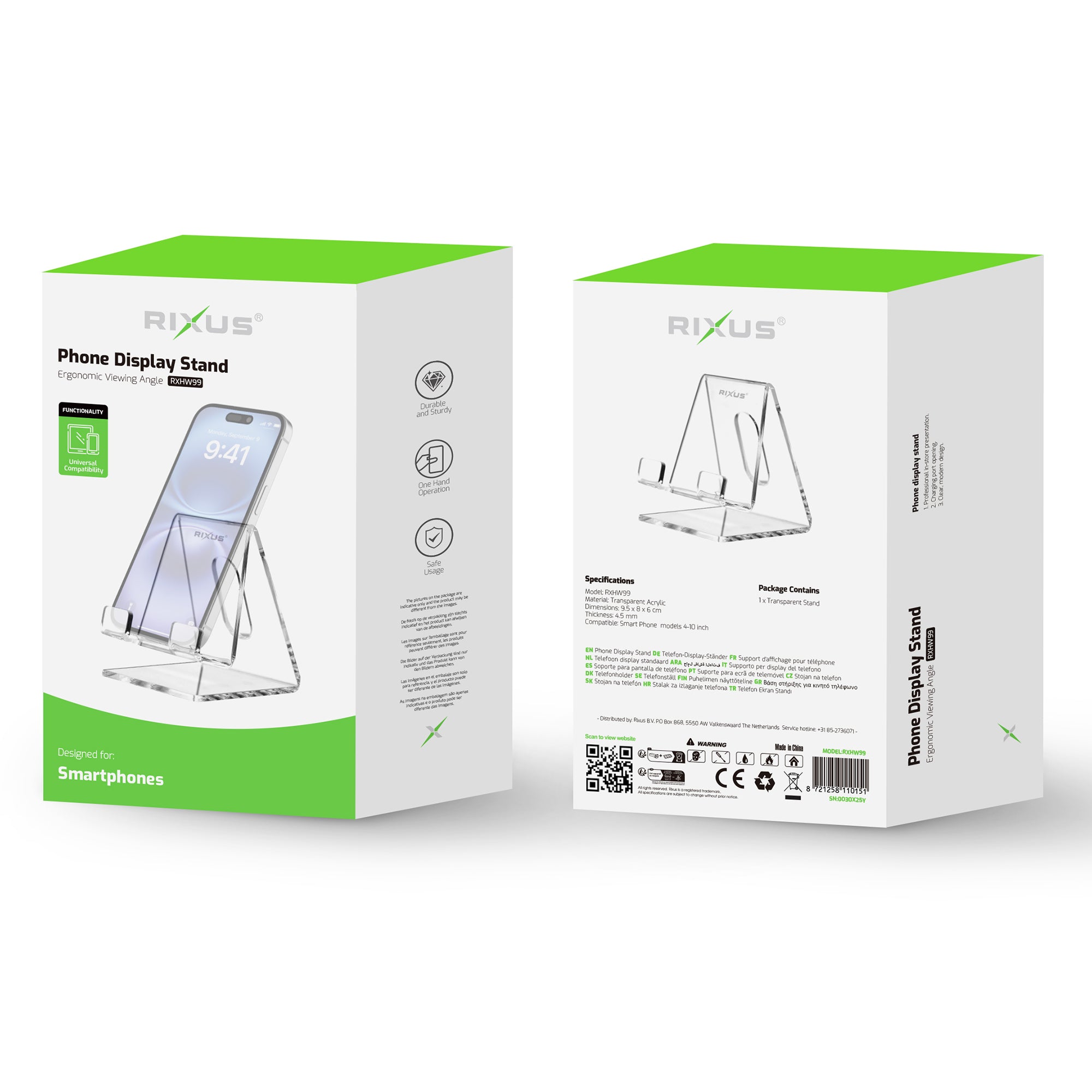 Suporte para telemóvel Rixus RXHW99