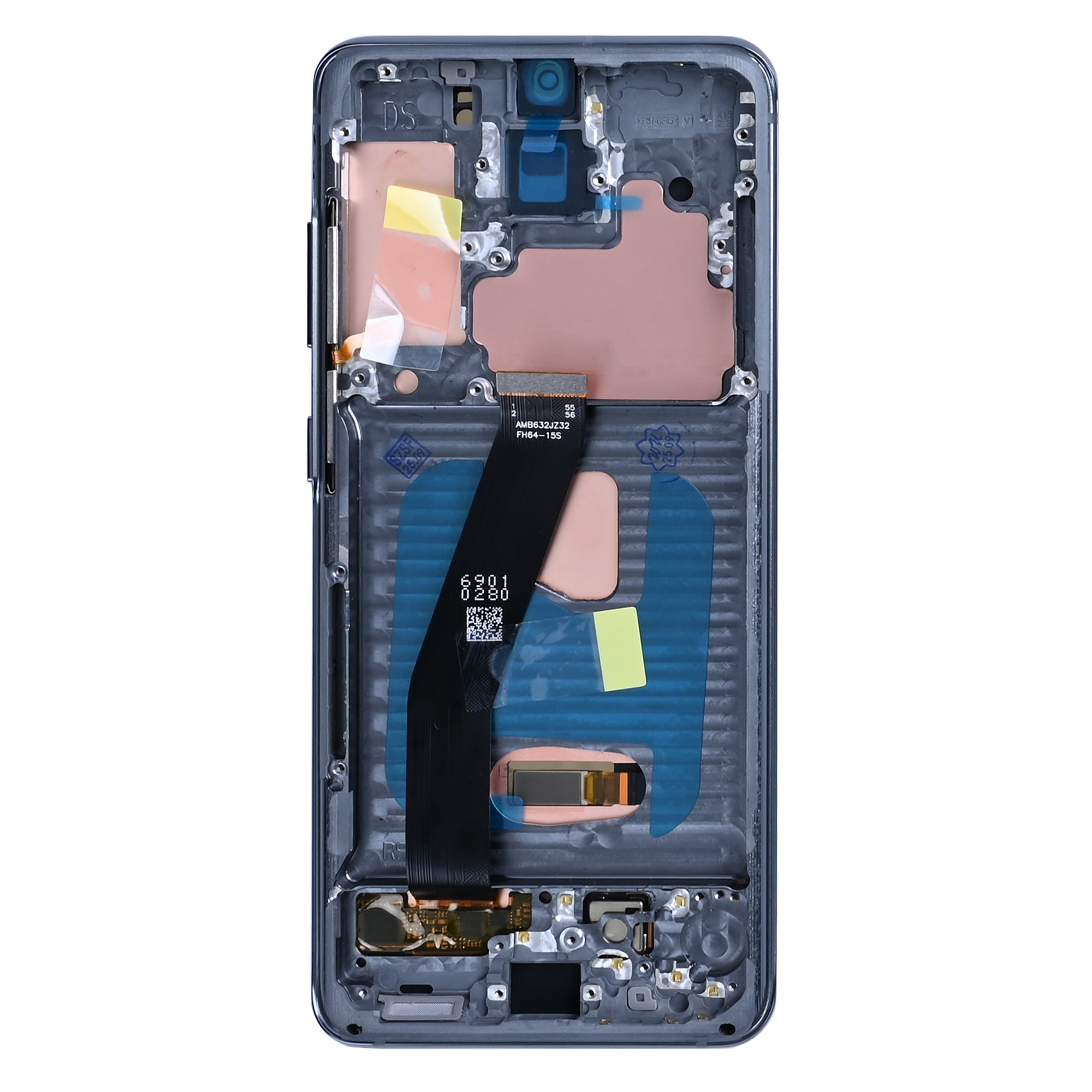 Samsung Galaxy S20 5G G981F Ecrã e digitalizador com moldura Cosmic Grey Soft-OLED