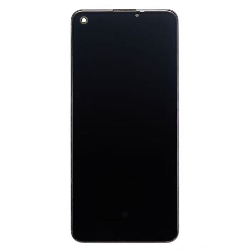 Oppo Reno6 Lite Ecrã e digitalizador com moldura Preto OEM