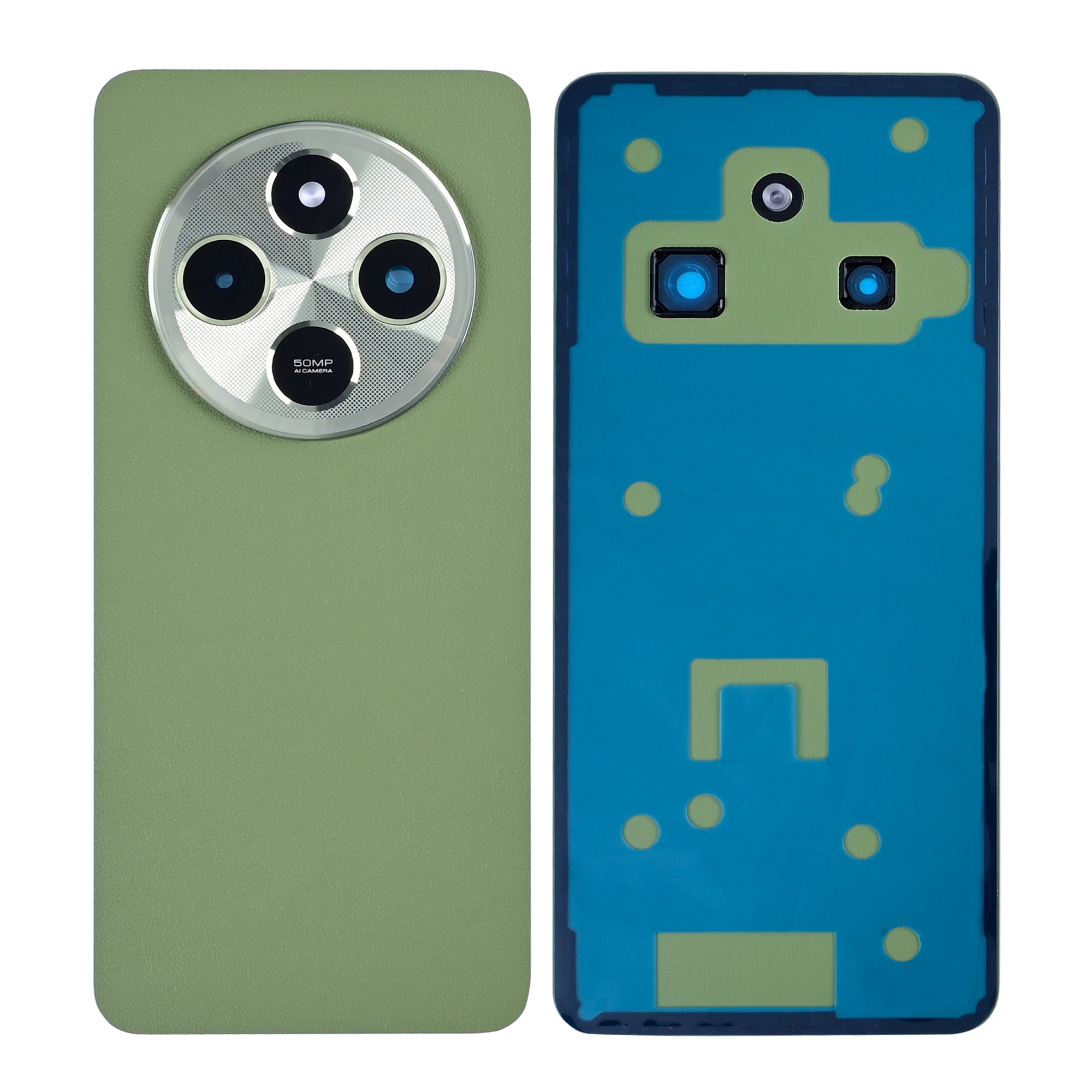 Capa traseira Xiaomi Redmi 14C 4G com lente verde salva OEM