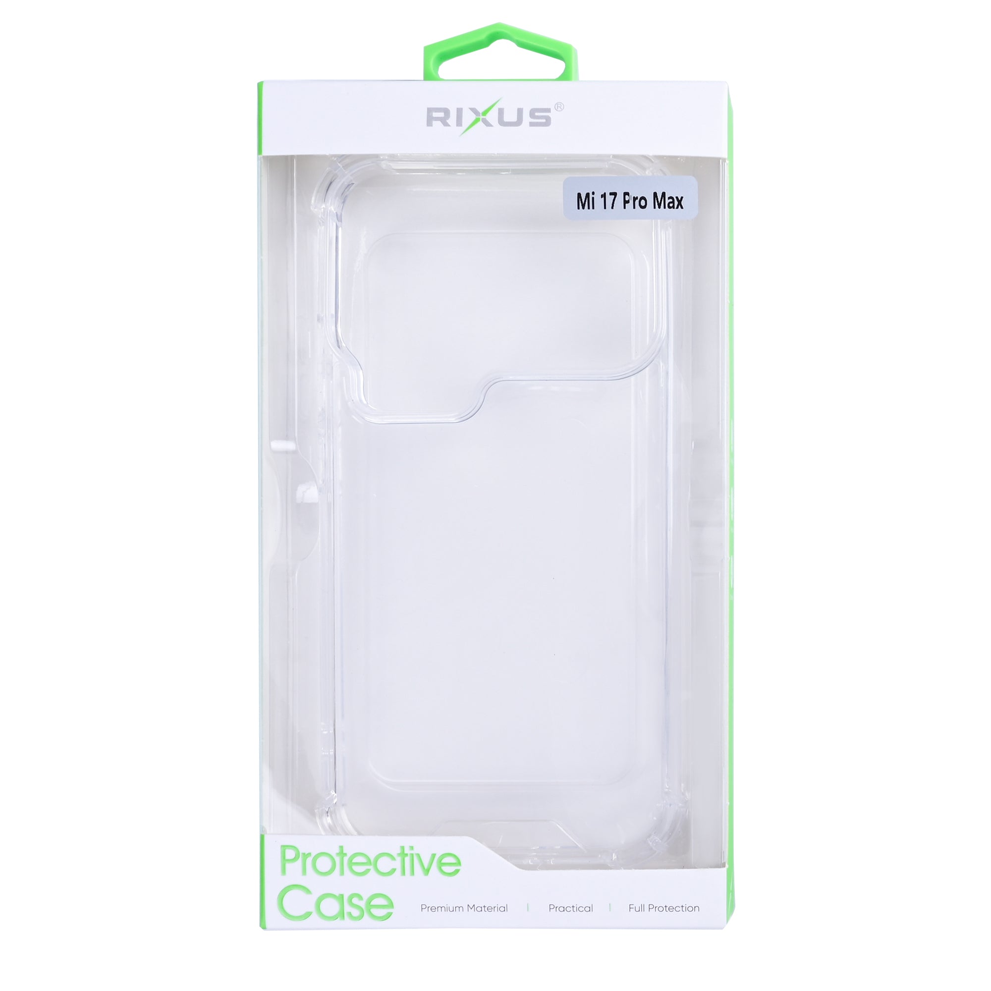 Capa Anti-Burst Rixus para Xiaomi 17 Pro Max Transparente