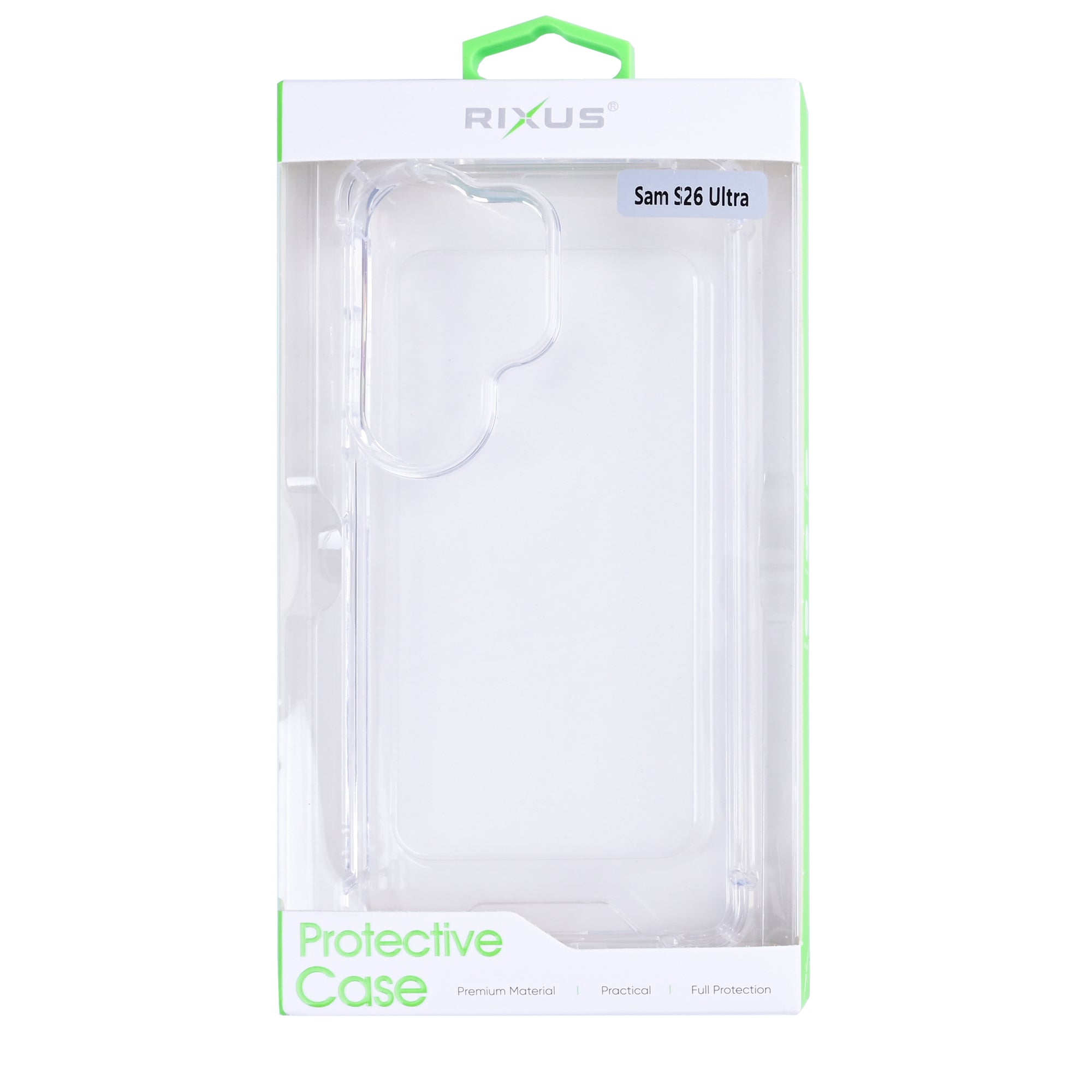 Capa Rixus Anti-Burst para Samsung Galaxy S26 Ultra Transparente