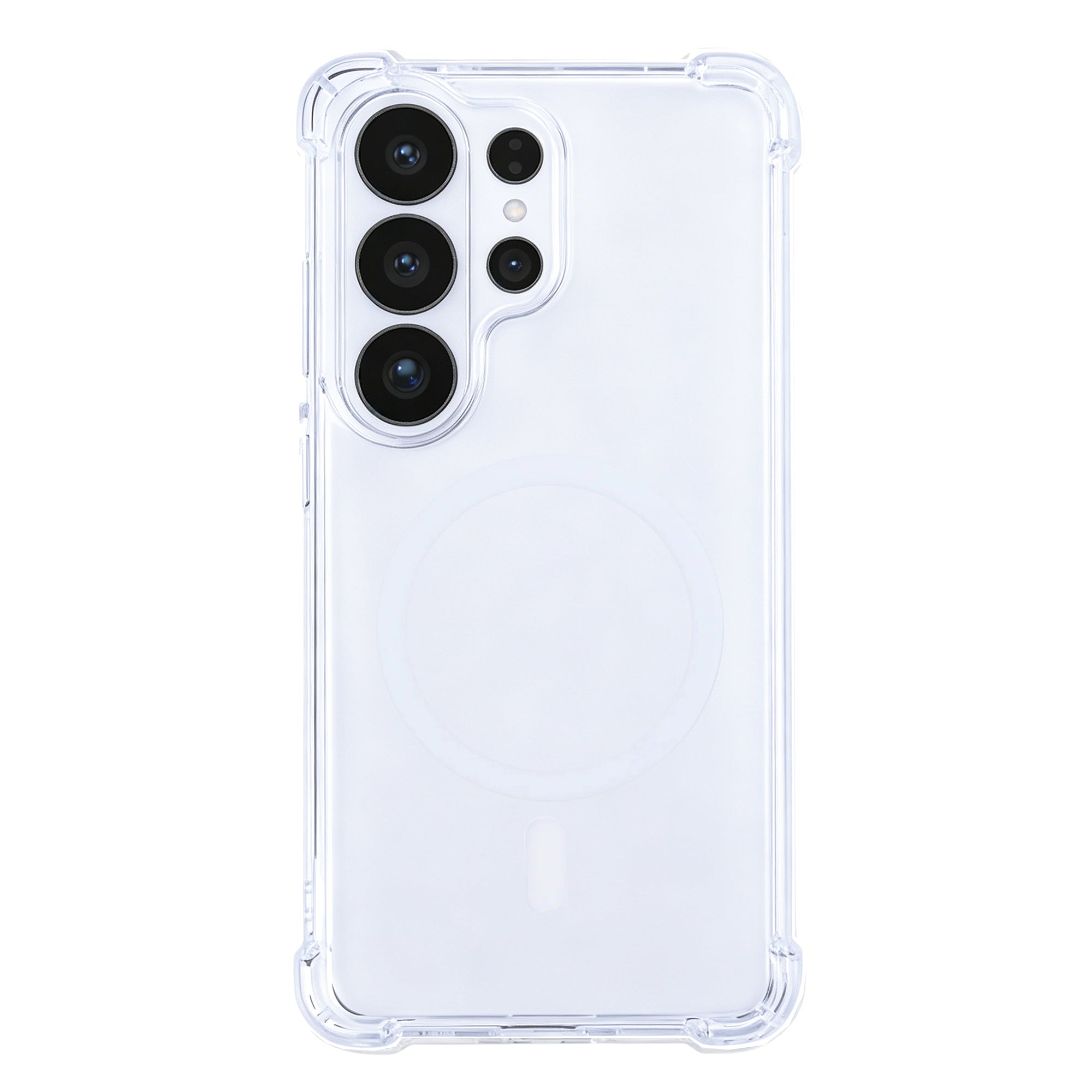 Rixus Anti-Burst Case With MagSafe Compatible For Samsung Galaxy S26 Ultra Transparent