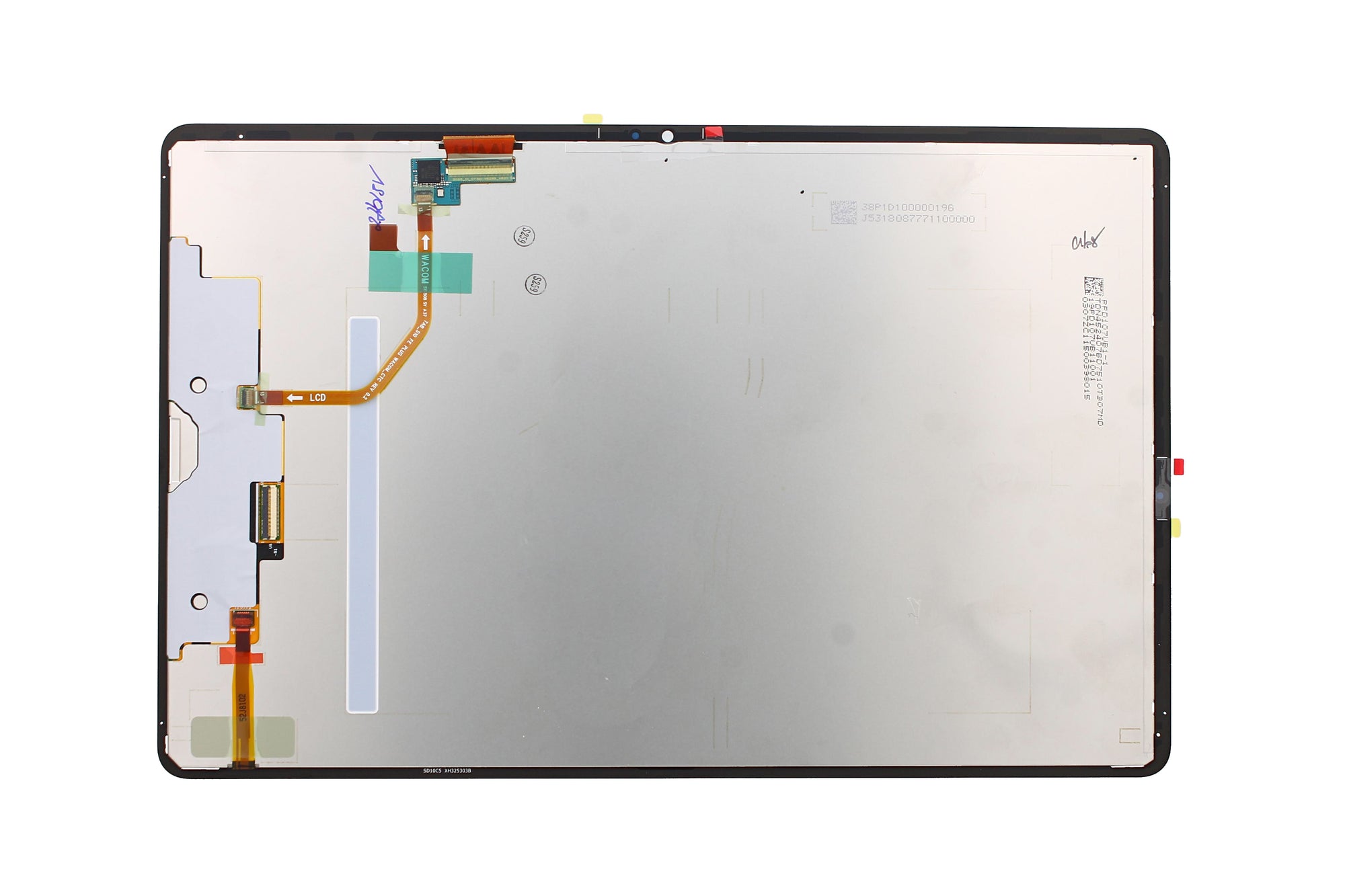Samsung Galaxy Tab S10 FE Plus X620, X626B Ecrã e digitalizador sem moldura Preto Service Pack