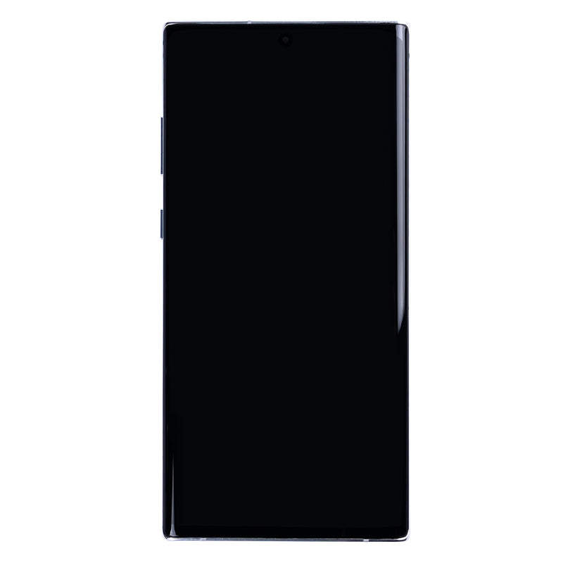 Samsung Galaxy Note 10 Plus N975F Ecrã e digitalizador com moldura Aura White Soft-OLED