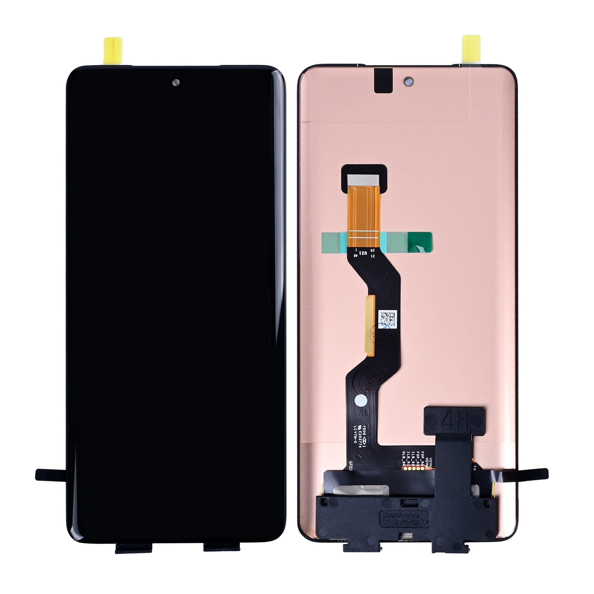 Motorola Edge 60, Edge 60s, 60 Fusion Ecrã e digitalizador sem moldura Preto OEM