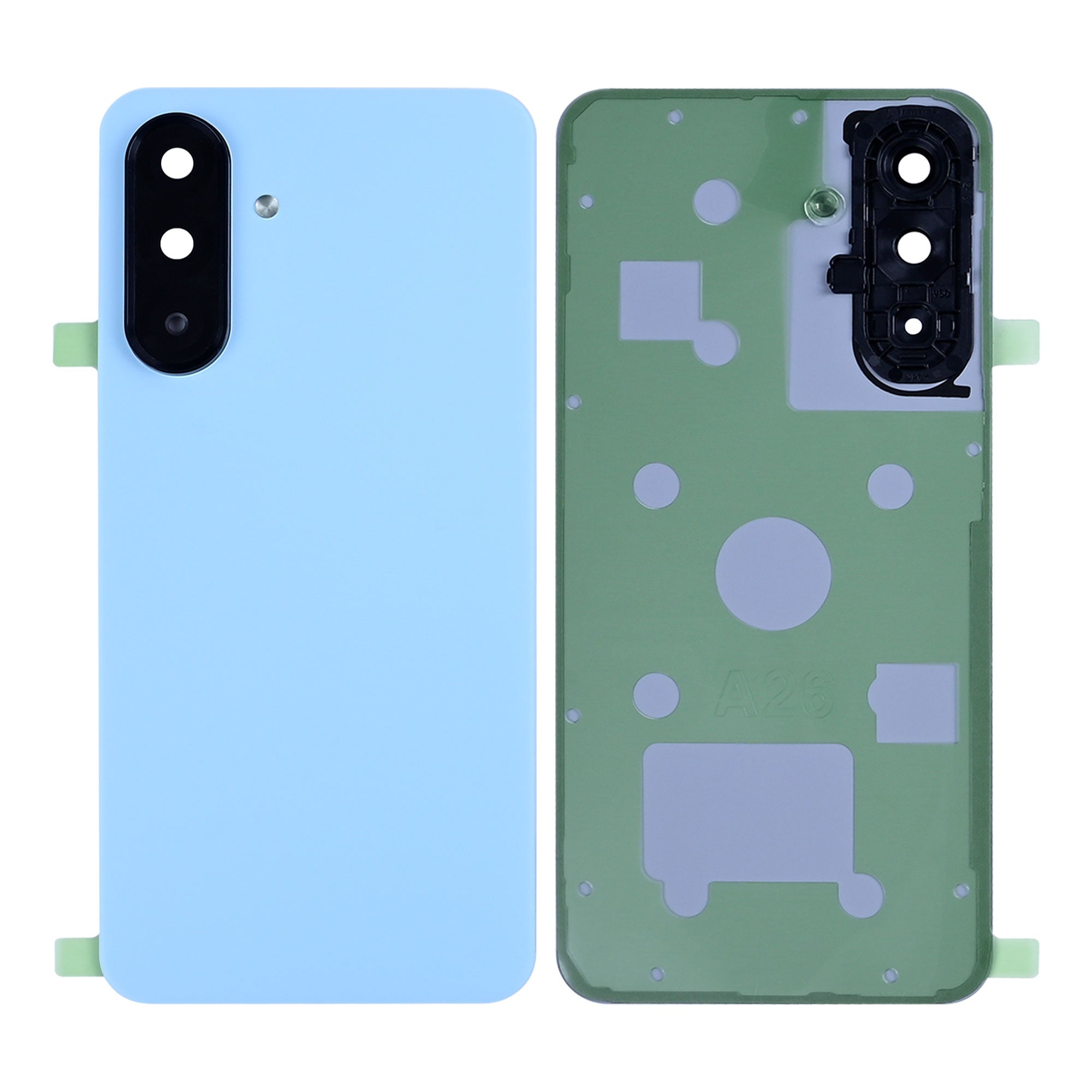 Capa traseira Samsung Galaxy A17 4G A175F com lente azul claro OEM