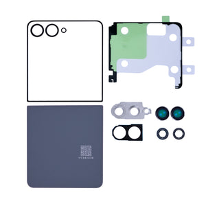 Conjunto de capa traseira Samsung Galaxy Z Flip7 F766B com lente Mint OEM