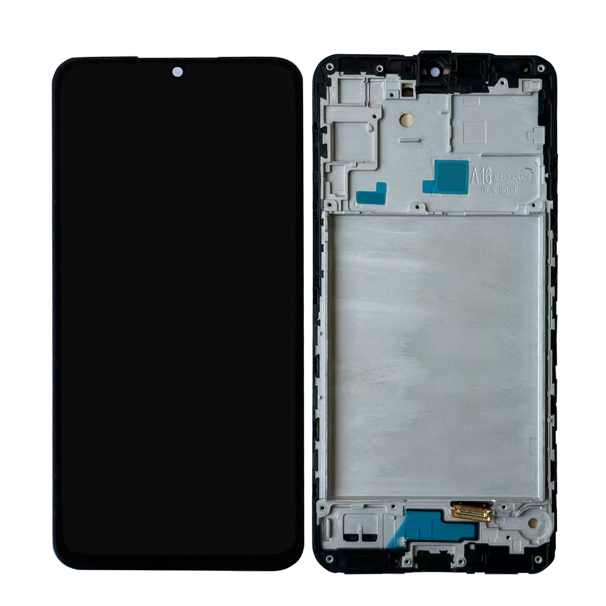Samsung Galaxy A16 5G (UE) A166B Ecrã e digitalizador com moldura preta Soft-OLED