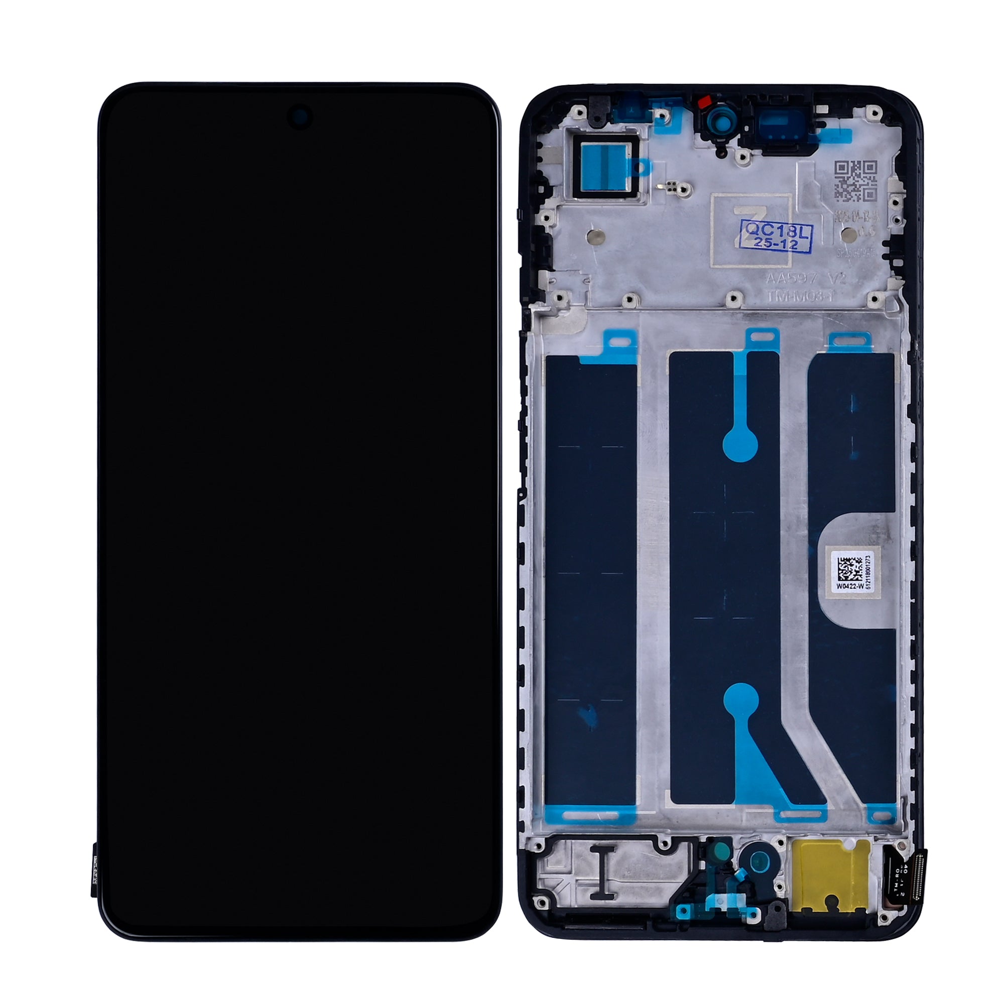 OnePlus Nord CE5 Ecrã e digitalizador com moldura preta OEM