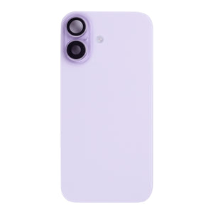 For Apple 17 Vidro traseiro com NFC, moldura da câmara ampliada Lavanda Puxado