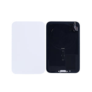 For Apple 17 Pro Max Vidro traseiro com NFC prateado puxado