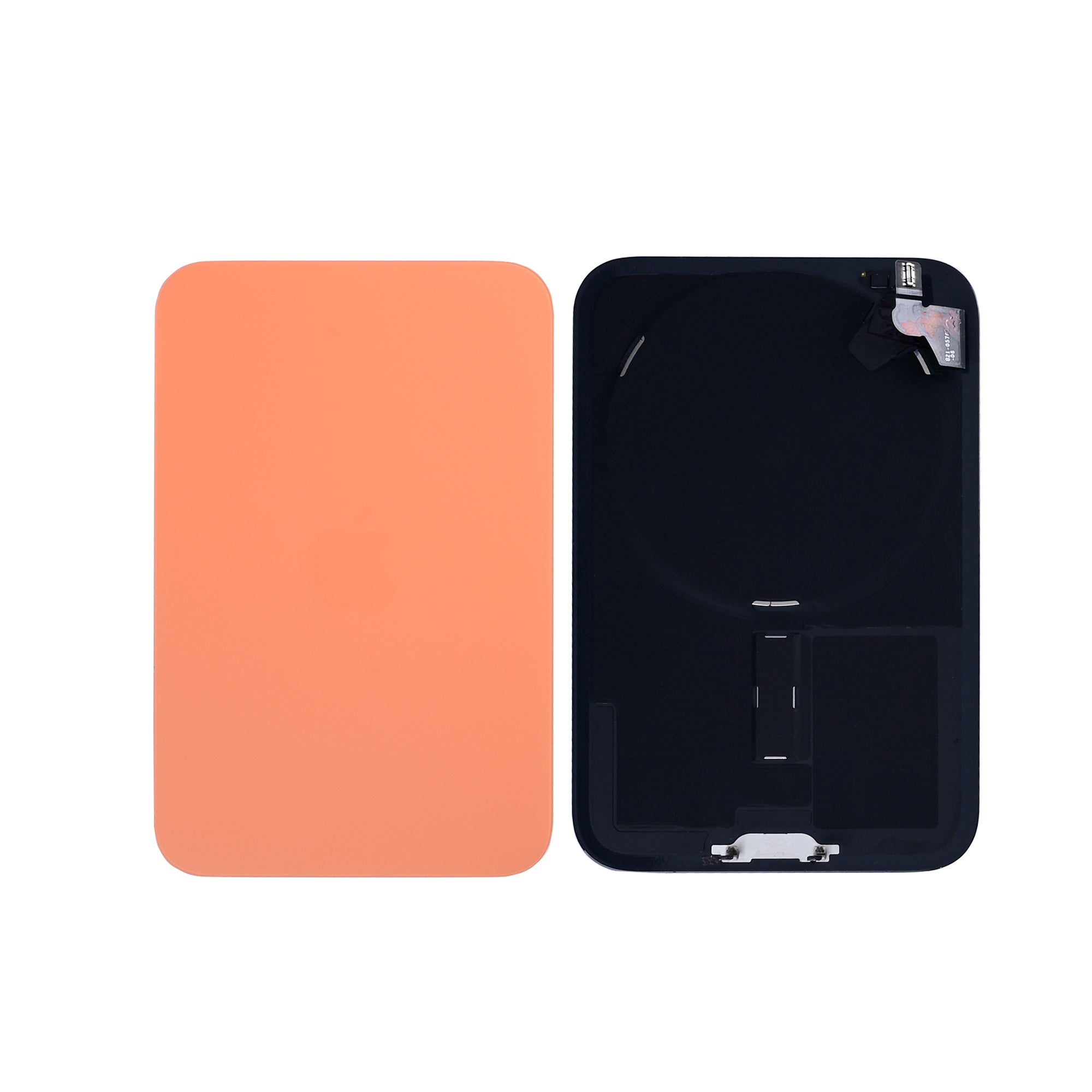 For Apple 17 Pro Vidro traseiro com NFC Cosmic Orange Pulled
