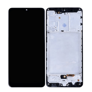Samsung Galaxy A31 A315F Display And Digitizer With Frame Prism Crush Black In-Cell
