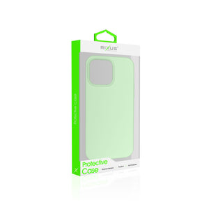 Rixus Soft TPU Phone Case With MagSafe Compatible For Apple iPhone 13 Pro Matcha