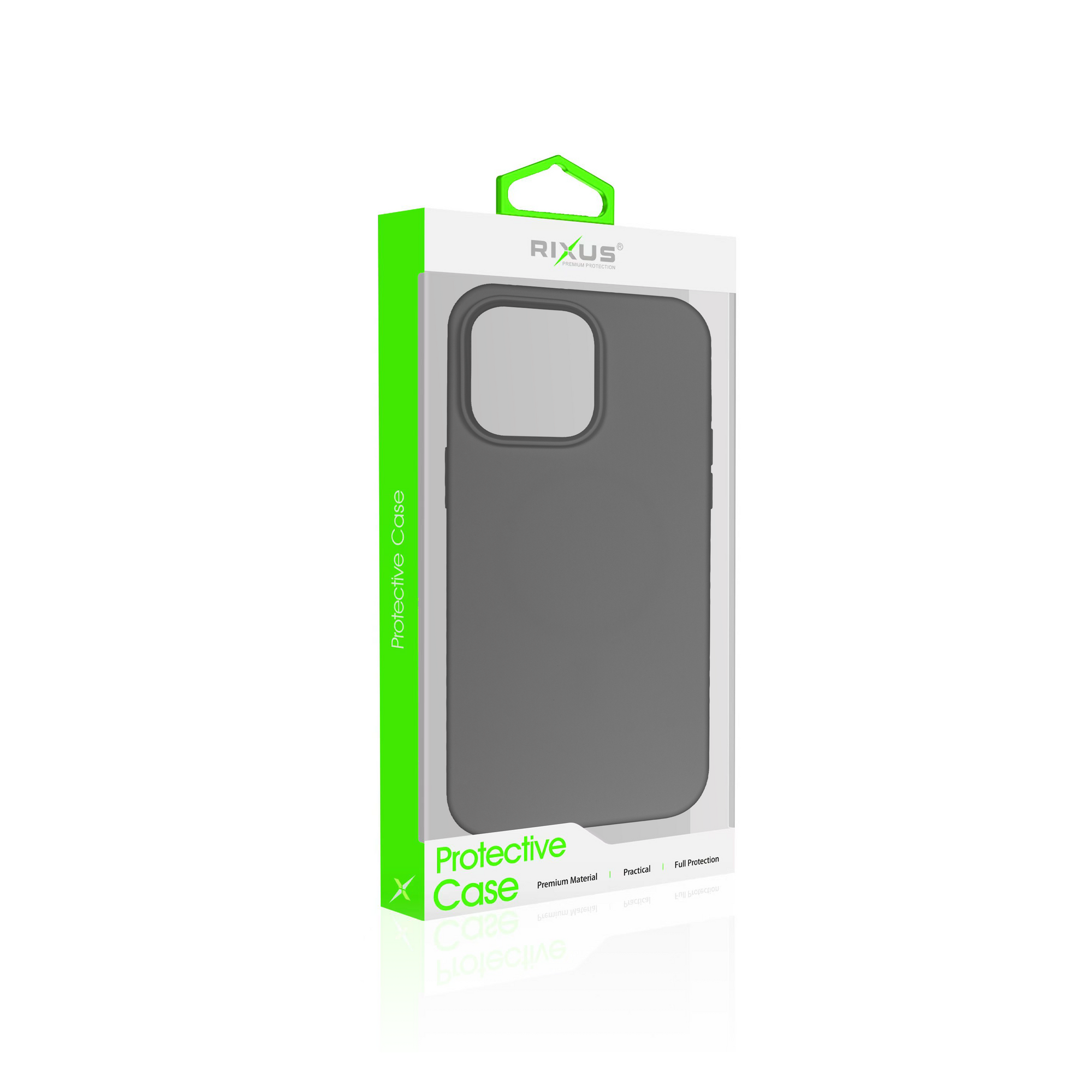 Rixus Soft TPU Phone Case With MagSafe Compatible For Apple iPhone 13 Pro Max Black