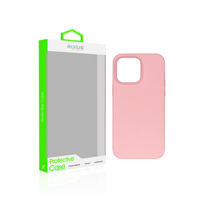 Rixus Soft TPU Phone Case With MagSafe Compatible For Apple iPhone 14 Plus Pink
