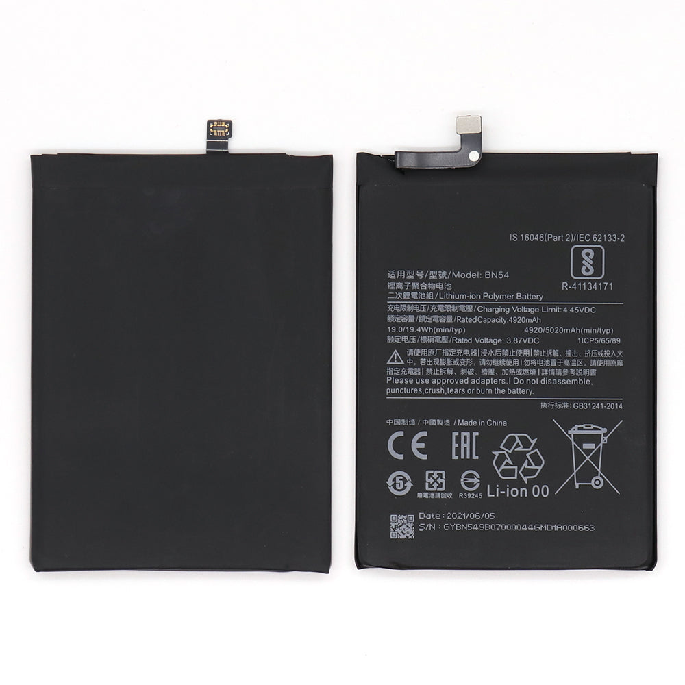 Xiaomi Redmi 9, Redmi Note 9 Bateria BN54 OEM