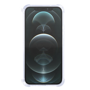 Rixus Anti-Burst Case With MagSafe Compatible For Apple iPhone 12, 12 Pro Transparent