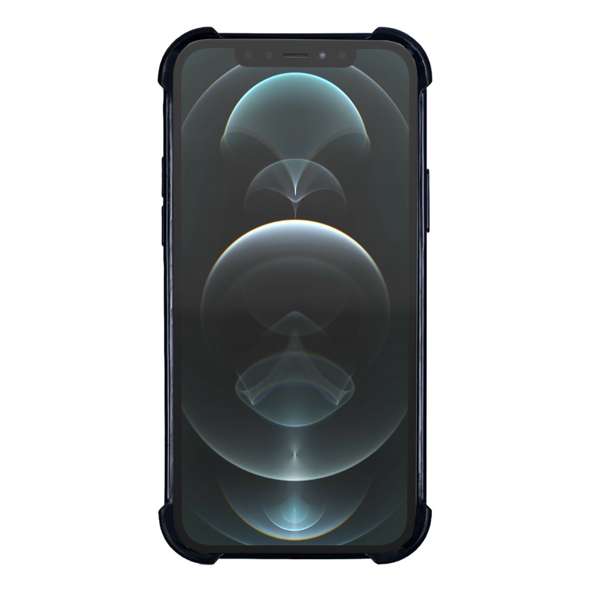 Rixus Anti-Burst Case With MagSafe Compatible For Apple iPhone 12, 12 Pro Black