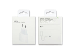 For Apple USB-C Charger 20W White Retail Box