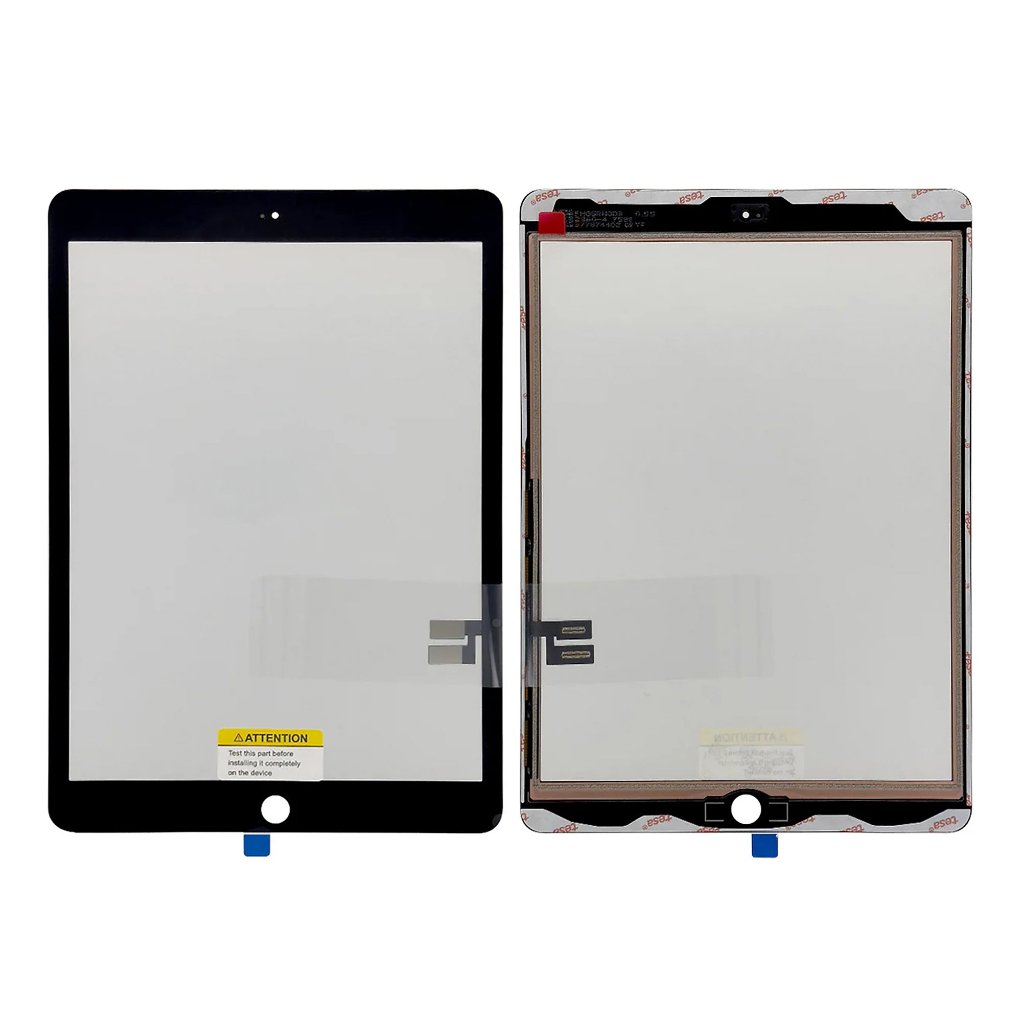For Apple 7 (2019), iPad 8 (2020) 10,2 polegadas Digitizador Preto OEM