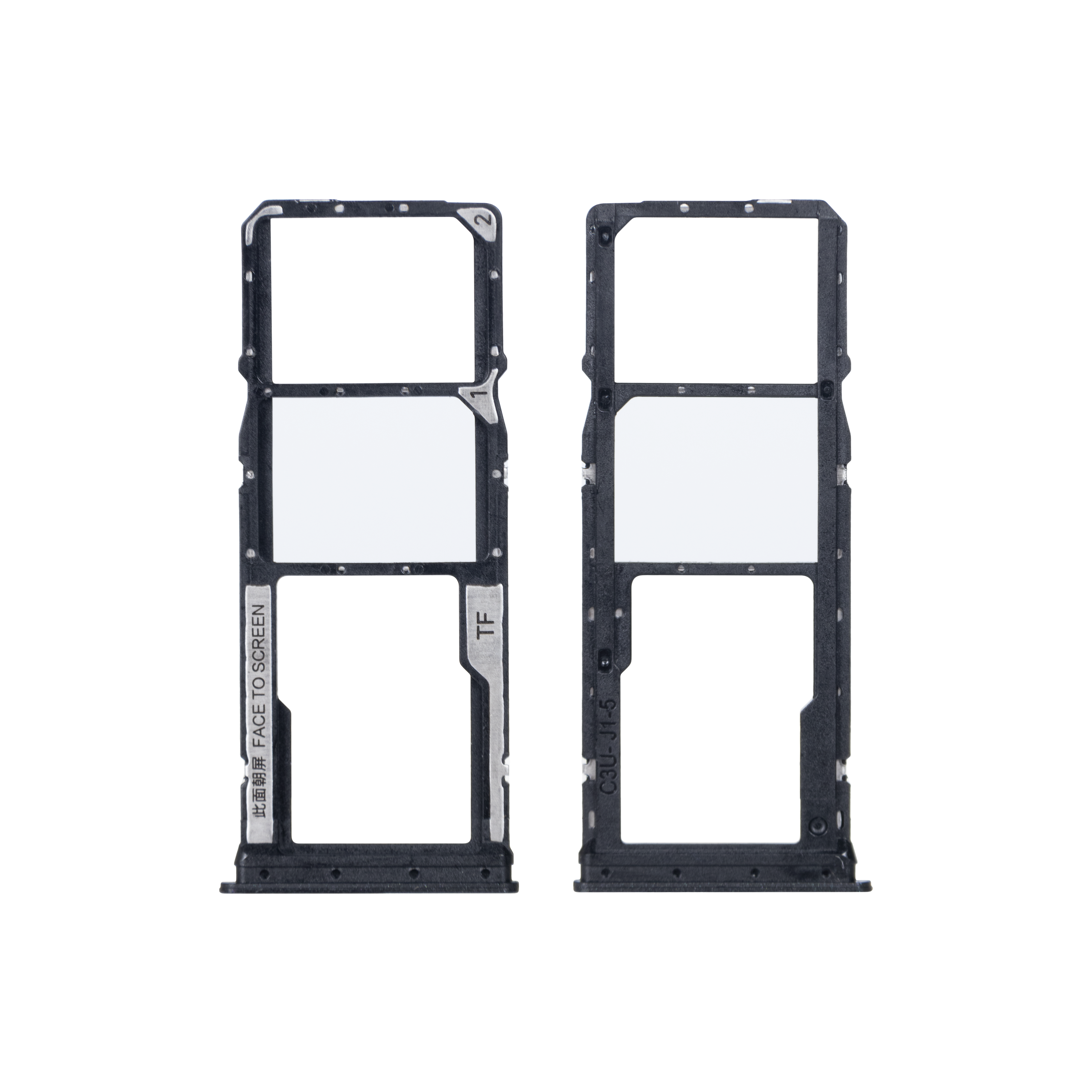 Suporte para cartão SIM Xiaomi Redmi 13C Preto meia-noite OEM