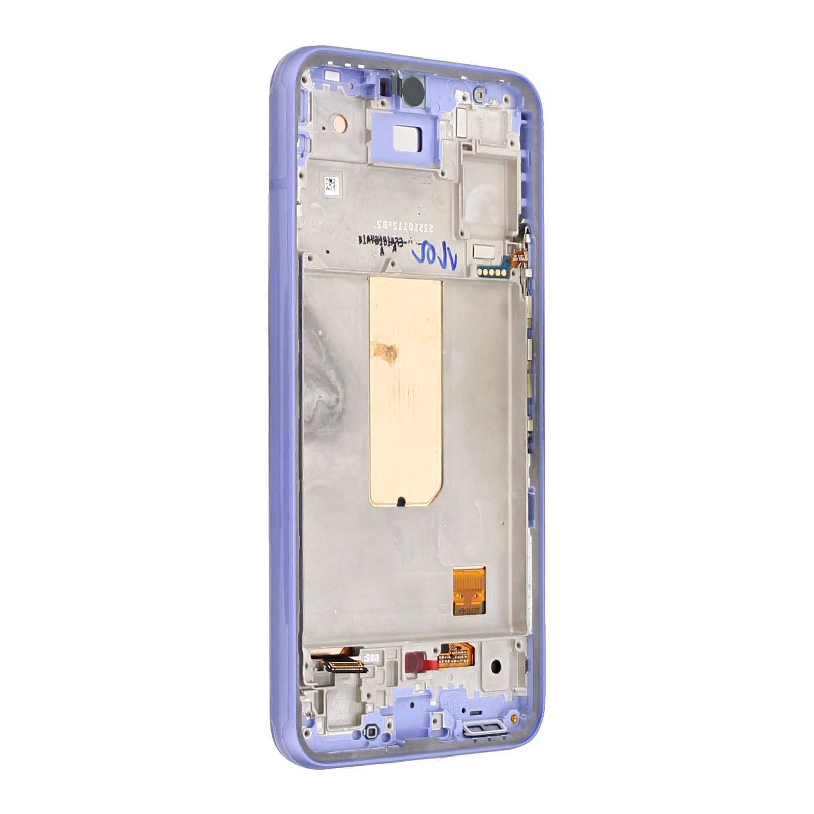 Samsung Galaxy A54 5G A546B Ecrã e digitalizador com moldura Pacote de assistência violeta