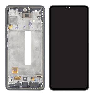 Samsung Galaxy A53 5G A536B Ecrã e digitalizador com moldura Preto Soft-OLED