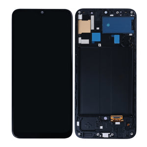 Samsung Galaxy A50 A505F Ecrã e digitalizador com moldura preta Soft-OLED