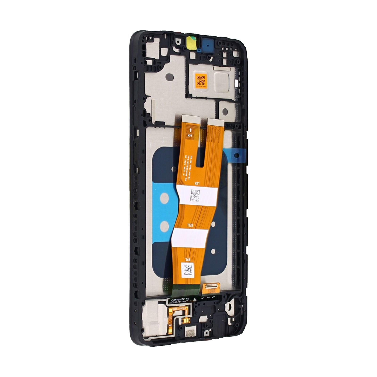 Samsung Galaxy A05 A055F Ecrã e digitalizador com moldura Preto Service Pack
