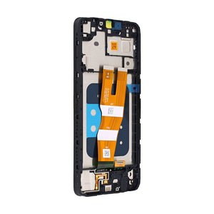 Samsung Galaxy A05 A055F Ecrã e digitalizador com moldura Preto Service Pack