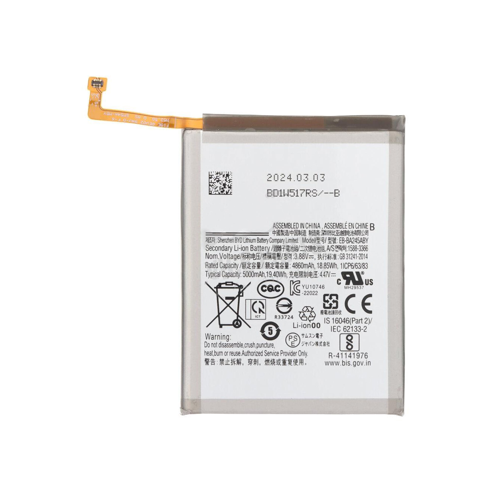 Bateria Samsung Galaxy A24 4G A245F EB-BA245ABY OEM