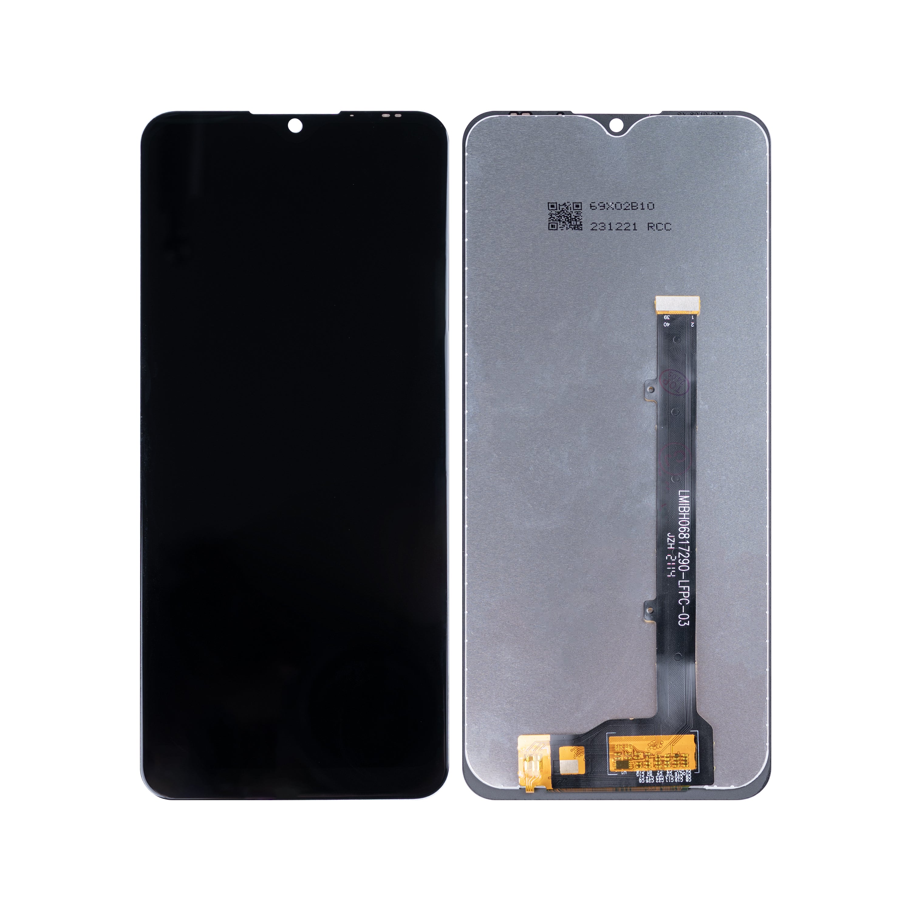 ZTE Blade V30 Vita Ecrã e digitalizador sem moldura Preto OEM