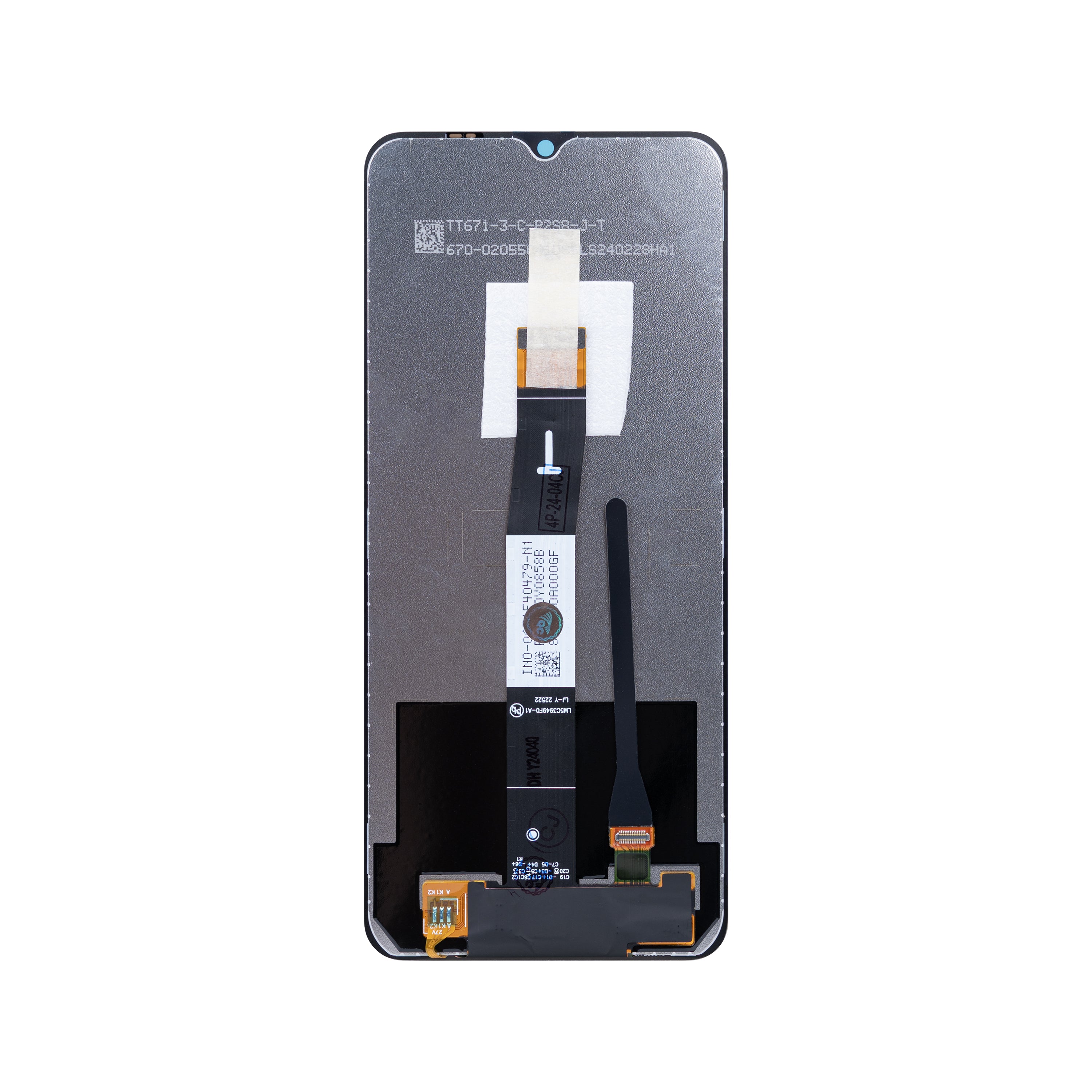 Xiaomi Redmi 12C Ecrã e digitalizador sem moldura preto OEM