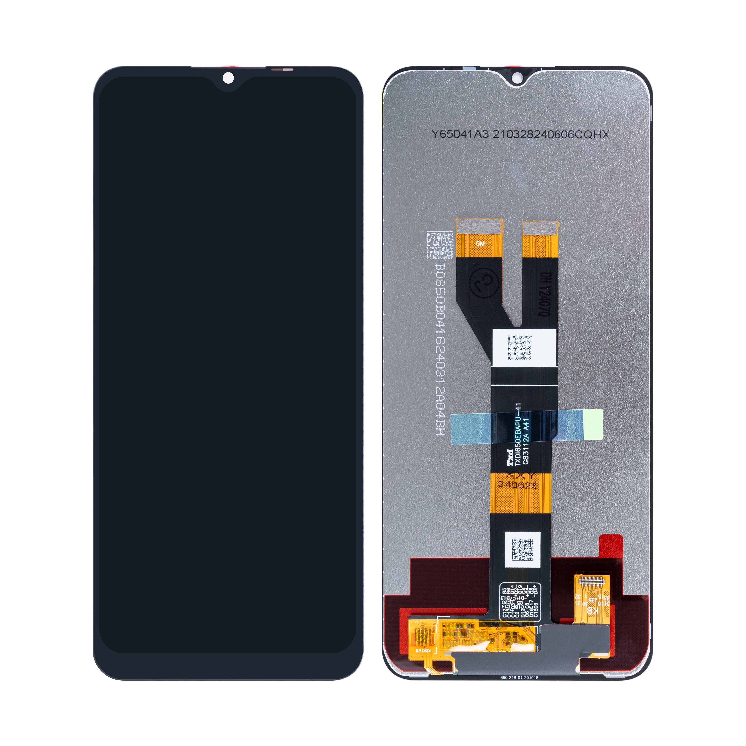 Realme C20, C21 Ecrã e digitalizador sem moldura Preto OEM