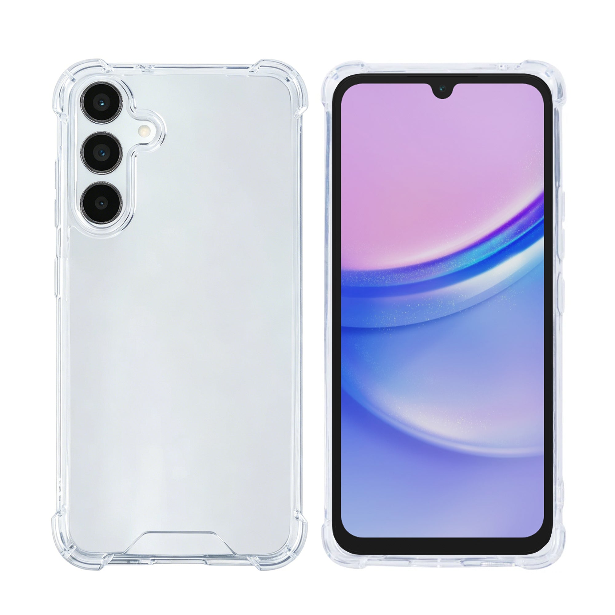 Capa anti-explosão Rixus para Samsung Galaxy A15 5G Transparente