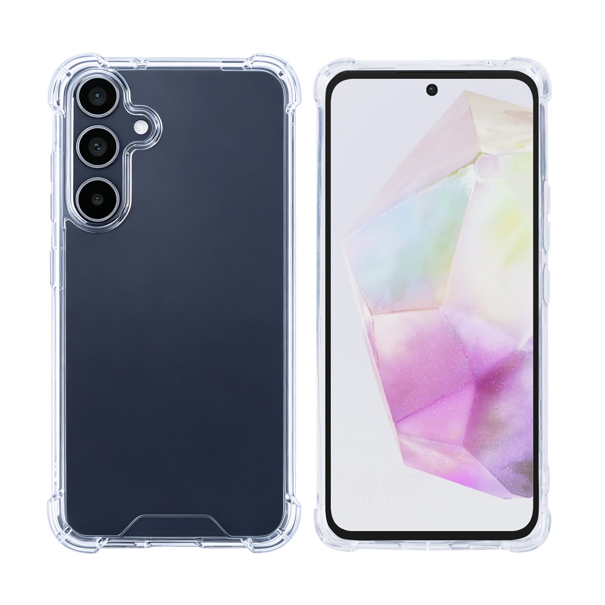 Capa anti-explosão Rixus para Samsung Galaxy A55 5G Transparente