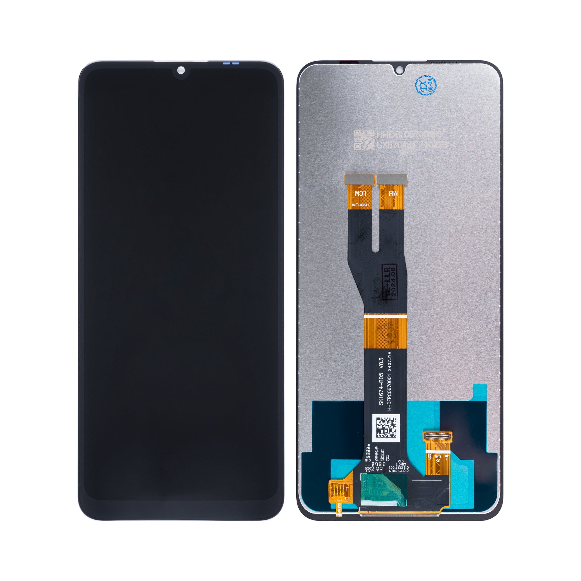 Ecrã e digitalizador Nokia C31 sem moldura, preto, OEM