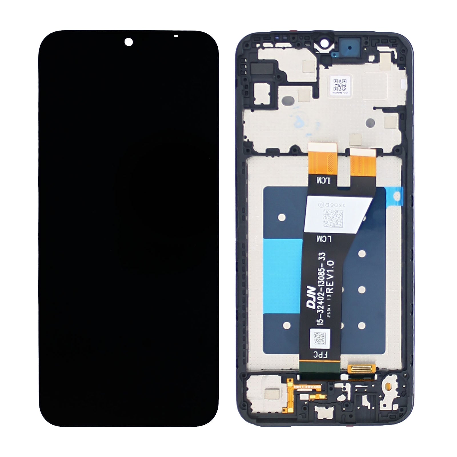 Samsung Galaxy A14 5G A146P Ecrã e digitalizador com moldura Preto Service Pack