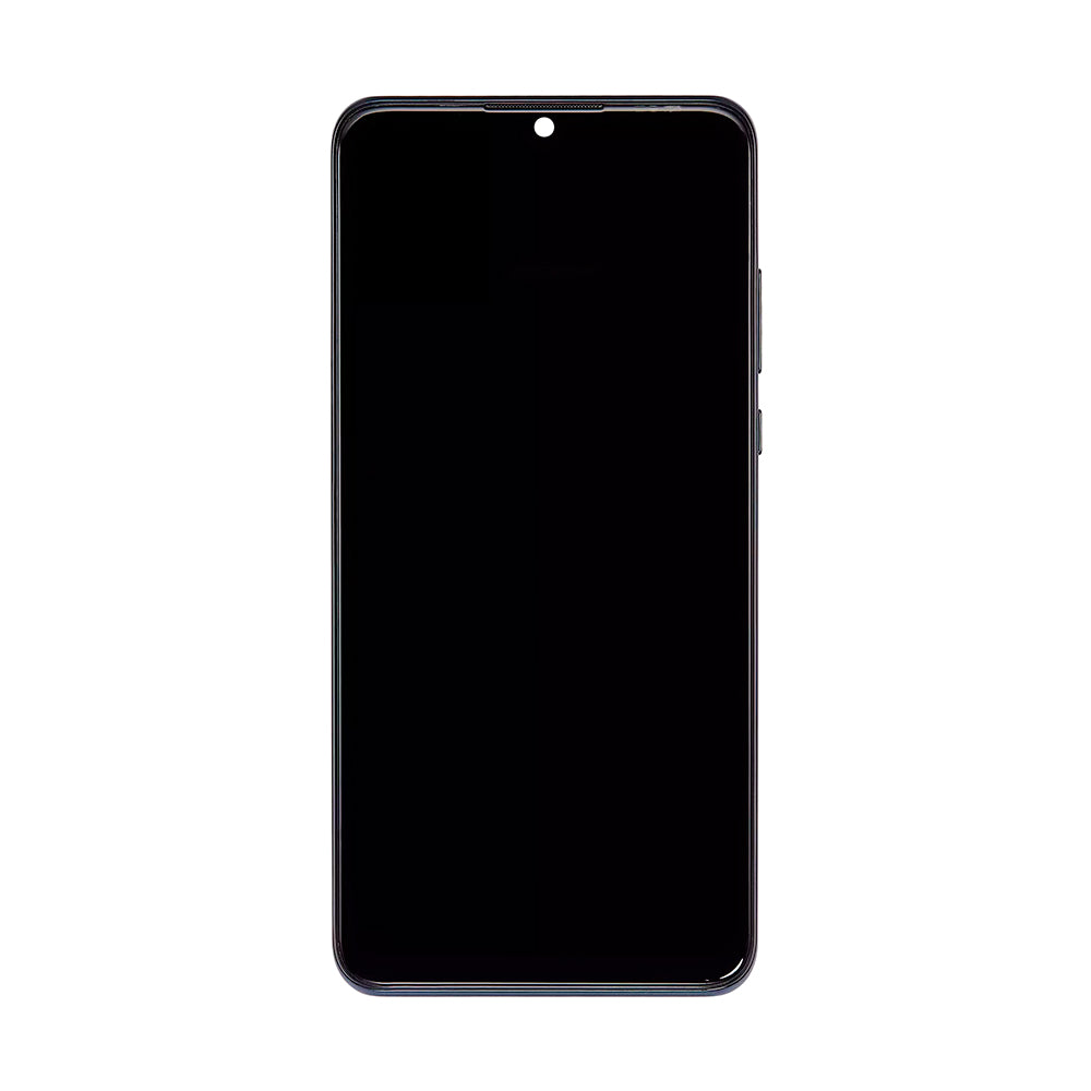 Huawei P30 Lite Ecrã e digitalizador com moldura Preto meia-noite OEM