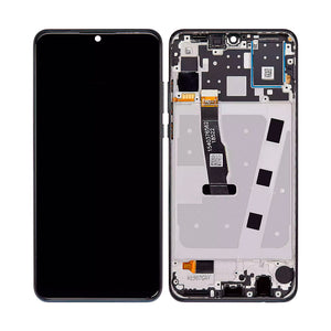 Huawei P30 Lite Ecrã e digitalizador com moldura Preto meia-noite OEM