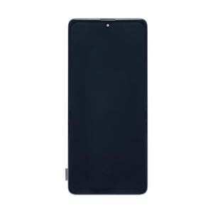 Samsung Galaxy A71 A715F Ecrã e digitalizador com moldura Preto Soft-OLED