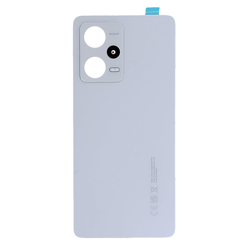 Capa traseira Xiaomi Redmi Note 12 Pro 5G com lente Polar White OEM