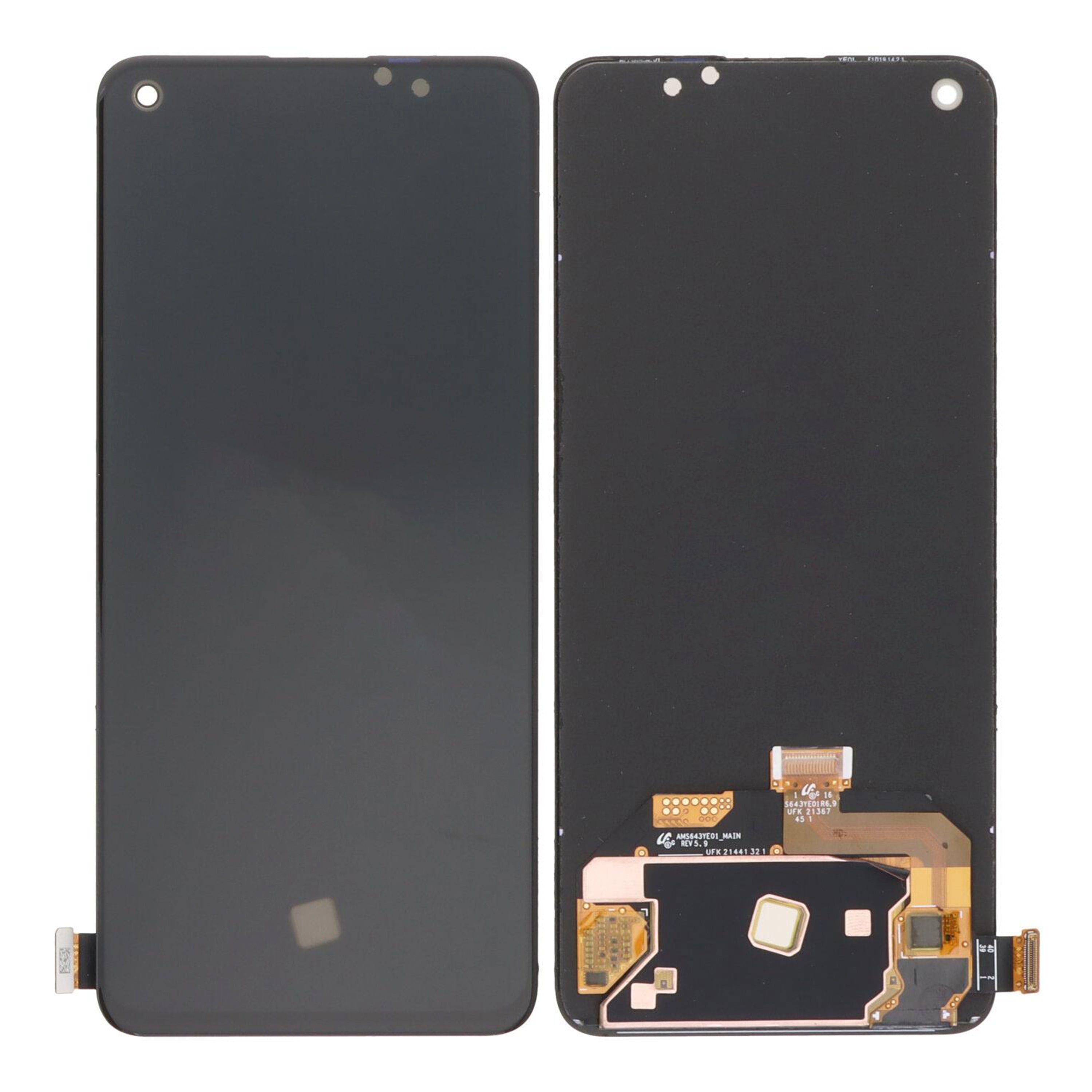 OnePlus Nord CE 5G Ecrã e digitalizador sem moldura Preto OEM
