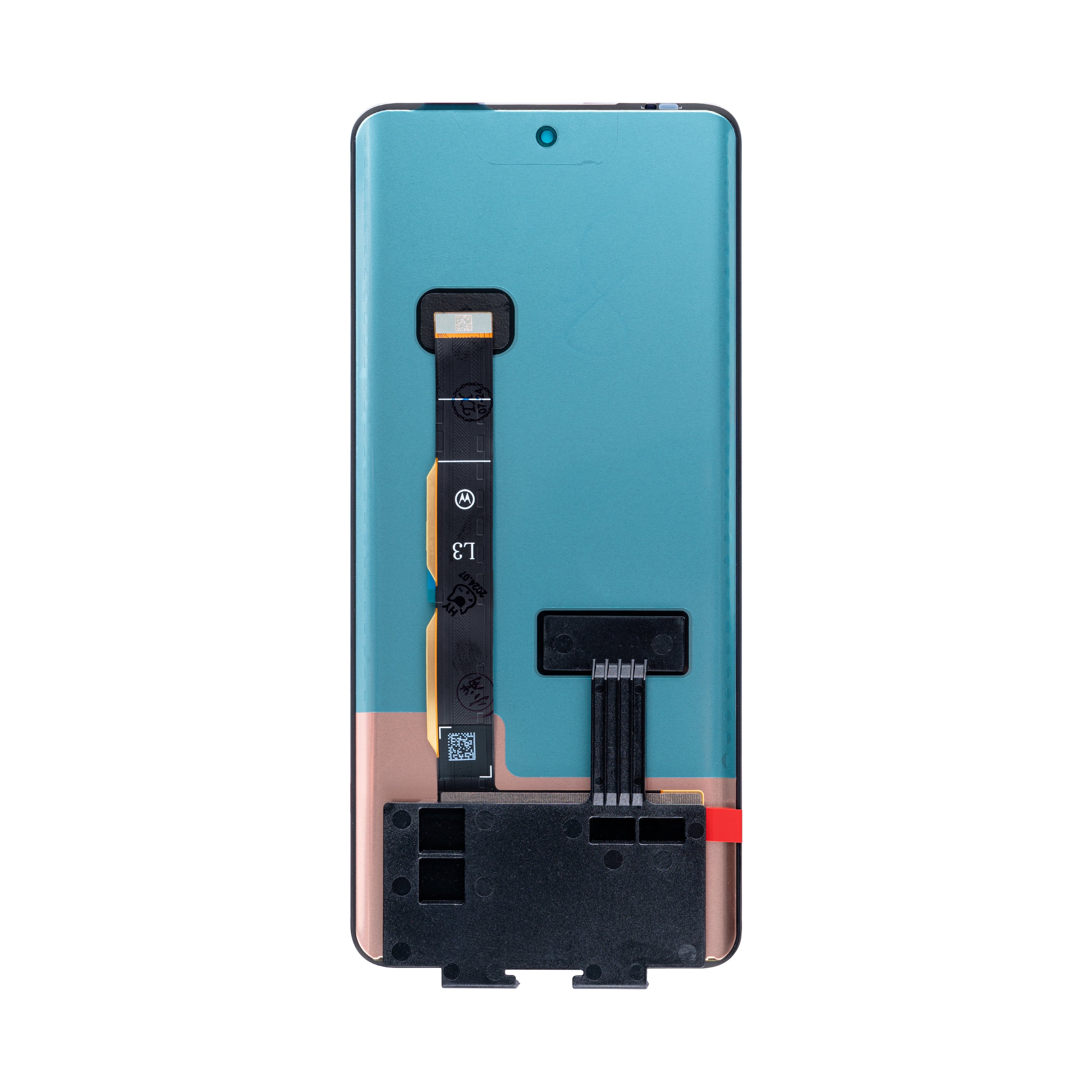 Motorola Edge 40 Neo Ecrã e digitalizador sem moldura Preto OEM