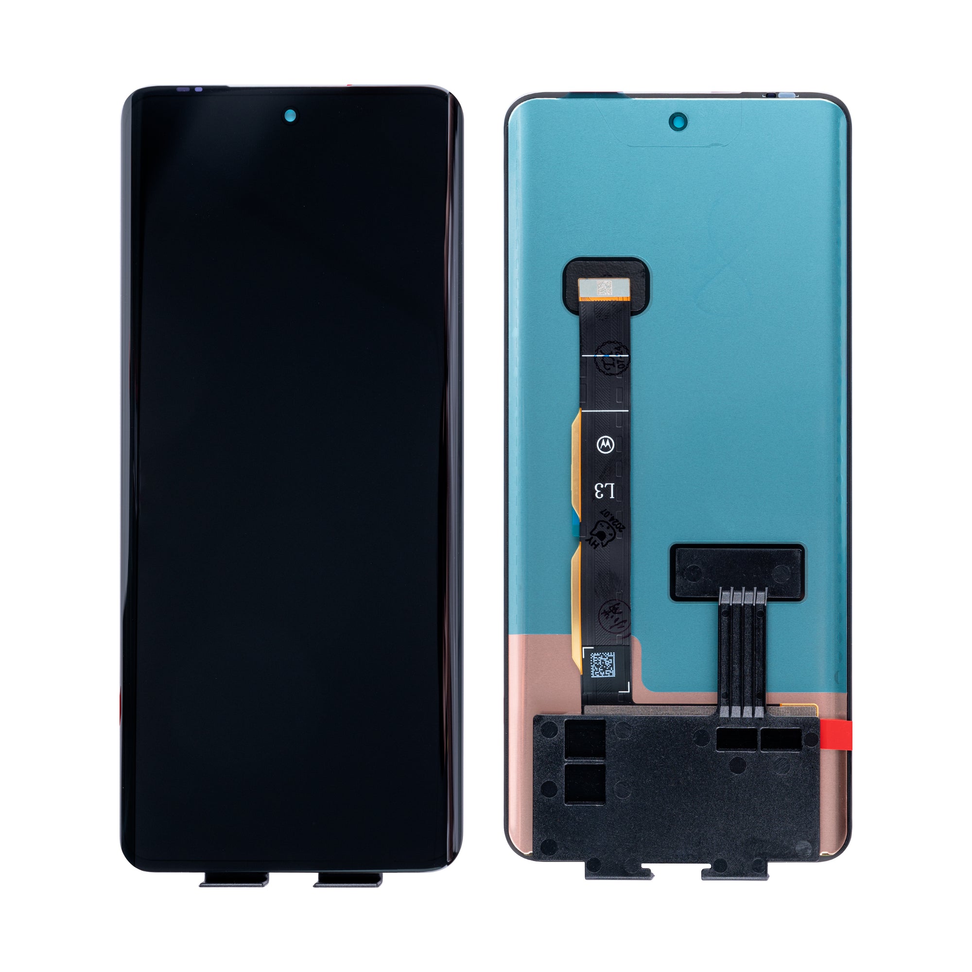 Motorola Edge 40 Neo Ecrã e digitalizador sem moldura Preto OEM