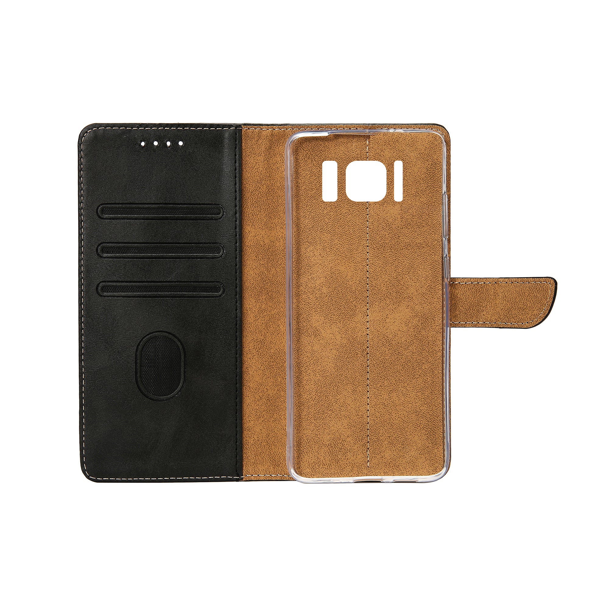 Estante Rixus para Samsung Galaxy S8 Plus Preto