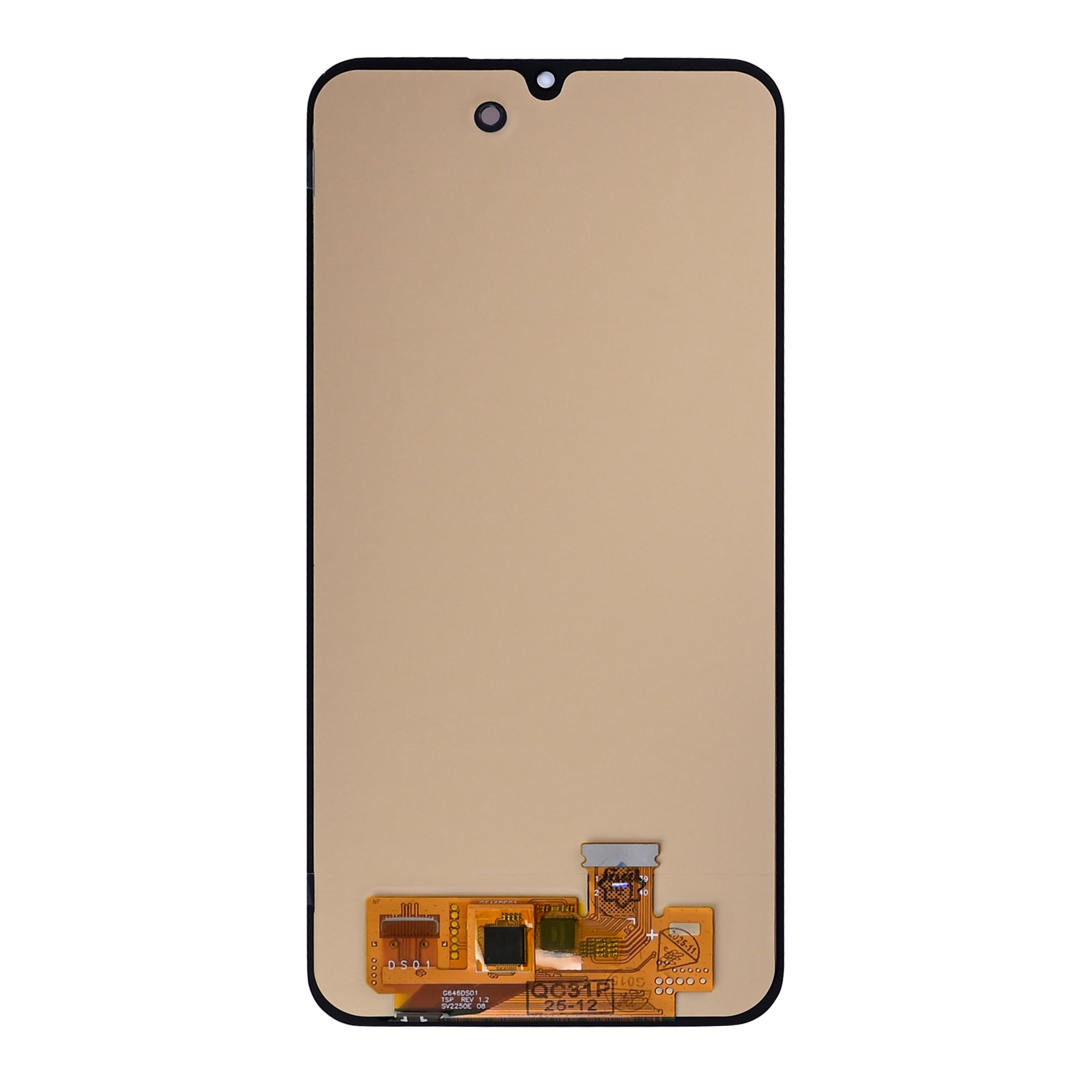 Samsung Galaxy A25 5G A256B Ecrã e digitalizador sem moldura Preto Soft-OLED
